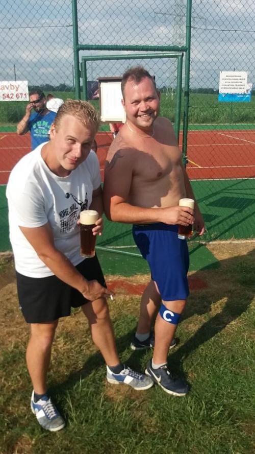 Reprezentace Rokytského družstva nohejbalistů na Braňce