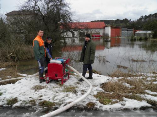 Zásah našich hasičů a problémy s vodou na Horní Rokytě  25.02. 2012