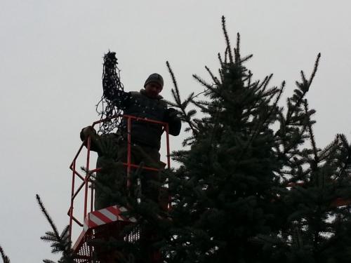 Zdobení Vánočního stromu na Rokytě 2013